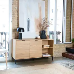 TU MESITA - Aparador Contemporáneo Namora Marrón