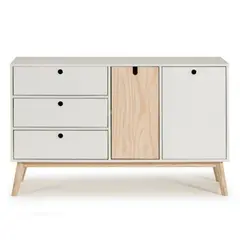 TU MESITA - Aparador Vintage Esther 3 Cajones 2 Puertas