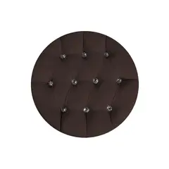 BARAKA HOME - Puff Moura Standard - Chocolate