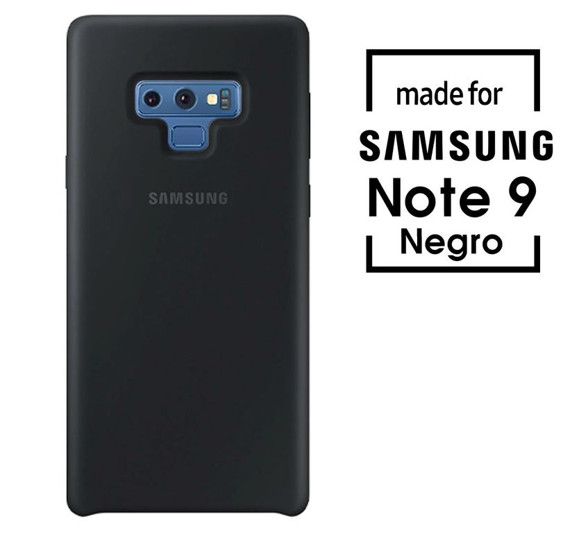 Silicone Case Para Note 9 Negro