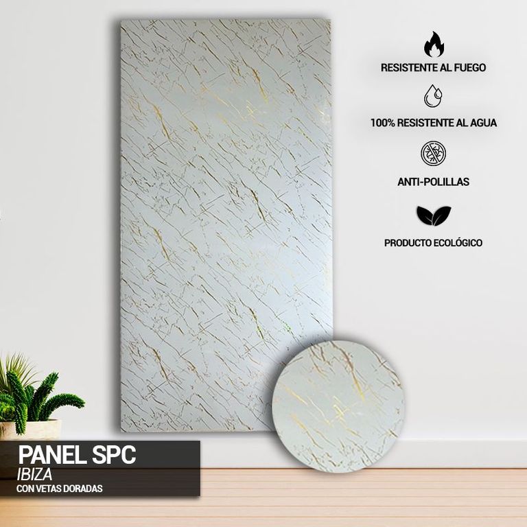PANEL MARMOL SPC IBIZA - VENTA POR UNIDAD