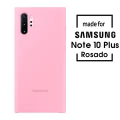 SAMSUNG - Silicone Case Para Note 10 Plus Rosado