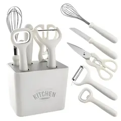 ELMEJORPRECIO - Set De Utensilios Minimalista De 6 Piezas