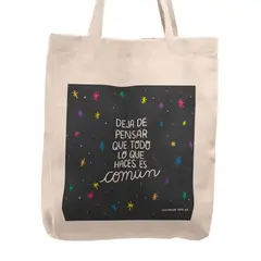 KUSTOMIT - Bolso Tela Tote Bag Cartera Playa - Común