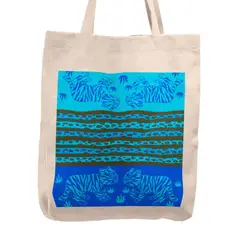 KUSTOMIT - Bolso Tela Tote Bag Cartera Playa - Homenaje frazada