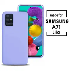 SAMSUNG - Silicone Case Para A71 Lila