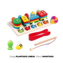 GENERICO - Juego Plantado Lineal Pesca Imantada