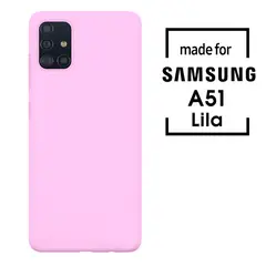 Silicone Case Para A51 Lila