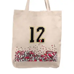 KUSTOMIT - Bolso Tela Tote Bag Cartera Playa - Blanquirro