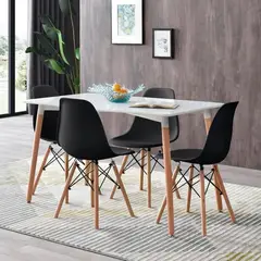 HOME PREMIUM - Juego de comedor 4 sillas Oristila