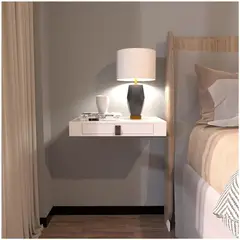 VENTITAS HOME - Velador Flotante Moline Blanco