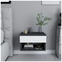 VENTITAS HOME - Velador Flotante Kletta Negro y Blanco