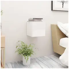 VENTITAS HOME - Velador Flotante Jossé High Gloss Blanco