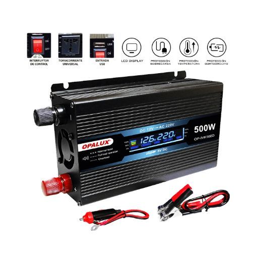 Inversor 12VDC220VAC 500W OP-IVK500D