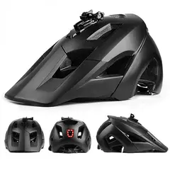 CIGNA - CASCO CON BASE GO PRO Y LUZ RECARGABLE USB NEGRO M