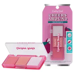 CATHY DOLL - CHEERS AROUND TRIO EYE PALETTE 01 LYCHEE SODA