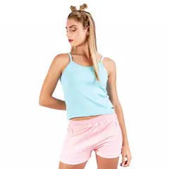 KINETIX - Polo Tiras Lohelia Mujer Algodón Aqua
