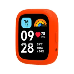 GENERICO - Case de Silicona Compatible Para Redmi Watch 3 Active Naranja
