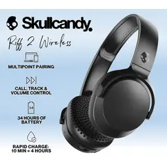 Skullcandy - Riff 2 Wireless Audifonos Bluetooth - No Hesh Evo