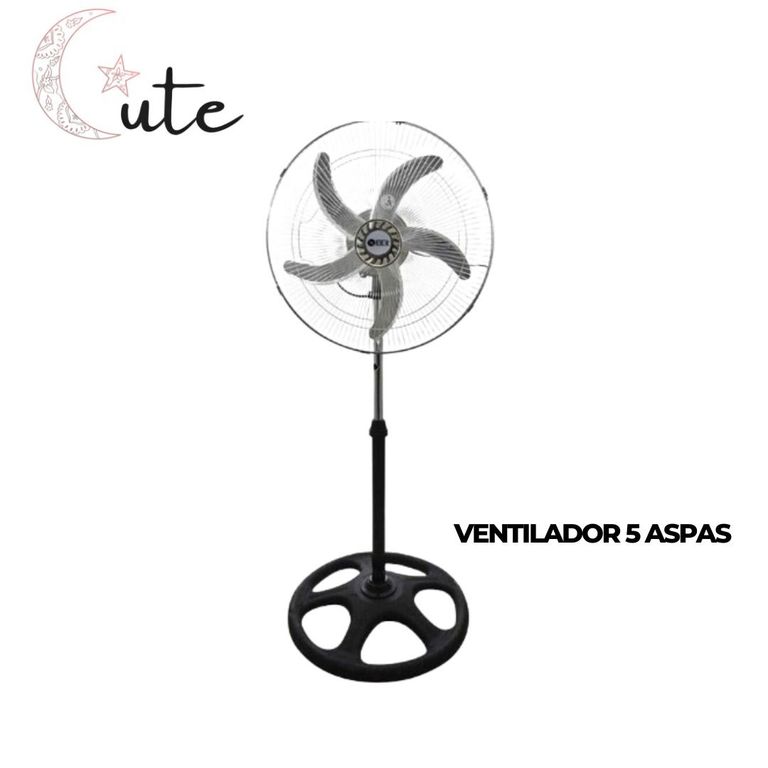 VENTILADOR DE 5 ASPAS