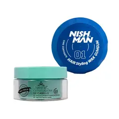 GENERICO - Cera Fijadora Samantha con Keratina + Cera Nishman 01 Gum Gum