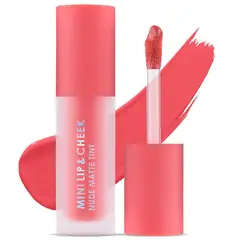 CATHY DOLL - MINI LIP & CHEEK NUDE MATTE TINT 2.1G 02 BRIGHT CORAL