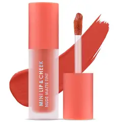 CATHY DOLL - MINI LIP & CHEEK NUDE MATTE TINT 2.1G 06 WIN KISS