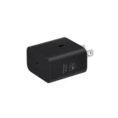 SAMSUNG - Cubo Adaptador 25W USB C Sin Cable Original - Negro
