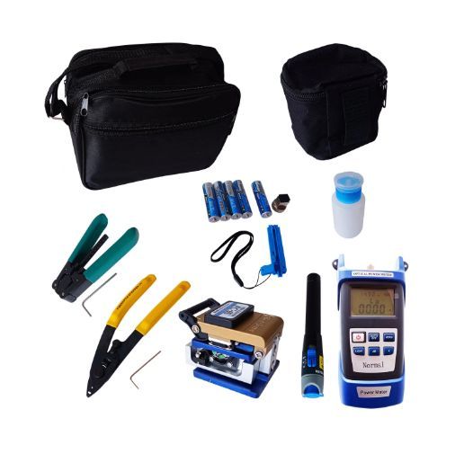 Kit de herramientas de fibra óptica FTTH con cuchilla