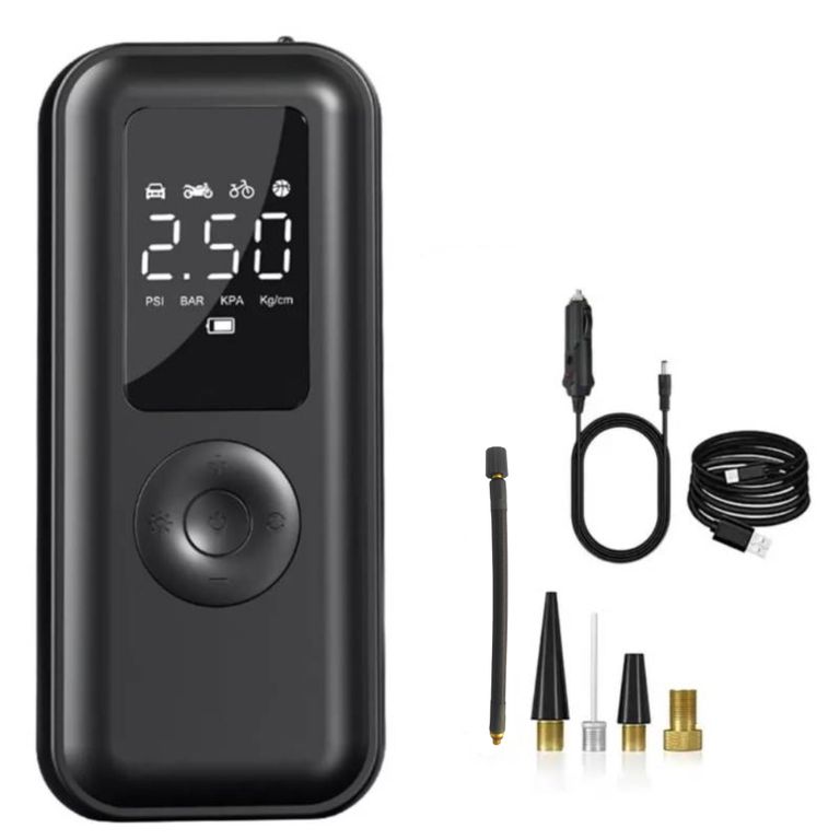 Compresor Aire Inflador de Llantas Portátil Recargable