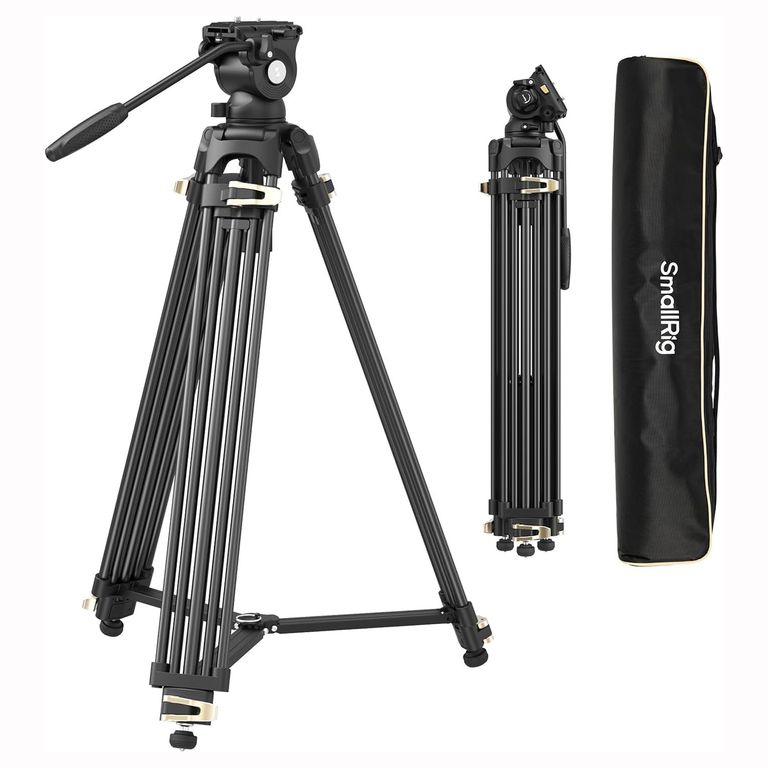 Trípode SmallRig AD-01S de Cabezal Fluido para Càmaras Hasta 6Kg