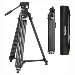 GENERICO - Trípode SmallRig AD-01S de Cabezal Fluido para Càmaras Hasta 6Kg