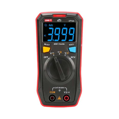 Multímetro Digital con Temperatura UT123 UNI-T