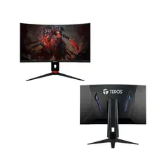 TEROS - Monitor TE-2766G 27 Pulgadas VA Curvo 180Hz FHD HDMI DP FREESYNC