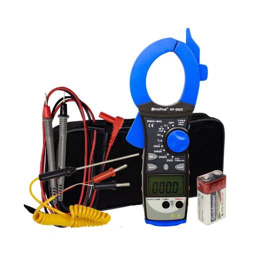 Pinza Amperimétrica ACDC 2000A HP-850D HOLDPEAK