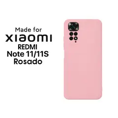 XIAOMI - Silicone Case Para Redmi Note 1111S Rosado