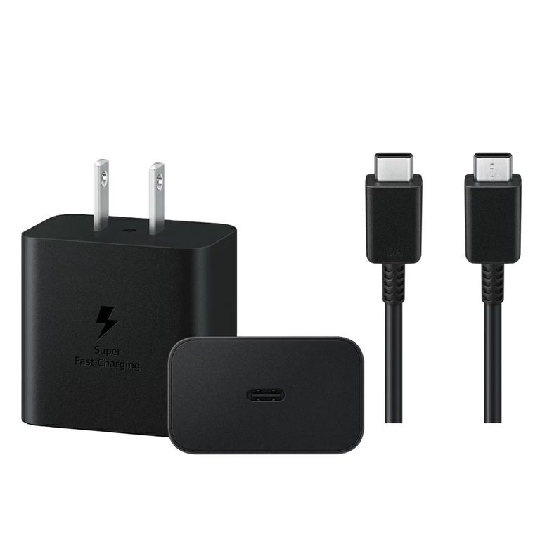 Cargador S24 Ultra de 45W Carga Rapida Tipo C Negro