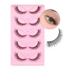 GENERICO - PESTAÑAS POSTIZAS NATURALES 5 PARES