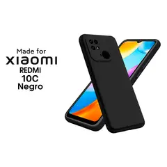 SAMSUNG - Silicone Case Para Redmi 10C Negro