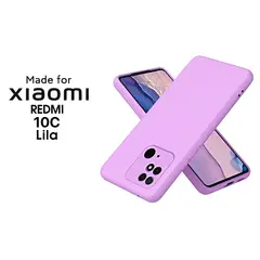 XIAOMI - Silicone Case Para Redmi 10C Lila