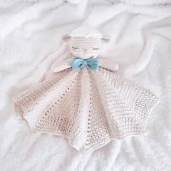 BE CRAFTY - Manta de Apego Juguete de Compañía Oveja Antialérgica Bb +6M