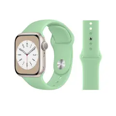 OEM - Correa Silicona Apple Watch Verde Agua 42-44-45-49mm
