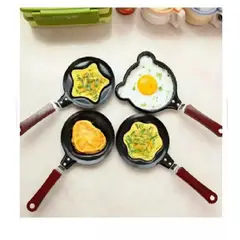 GENERICO - Sartén acero inoxidable molde para huevos y pancakes