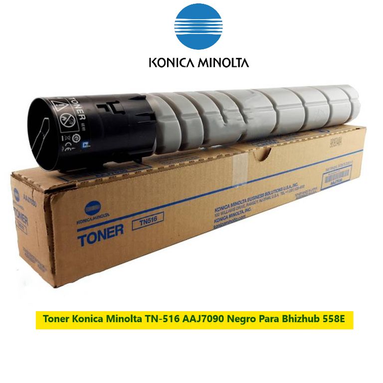 Toner TN-516 AAJ7090 Negro Para Bhizhub 558E 658E