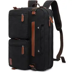 VATYERTY - Mochila para computadora 3 en 1 portátil para hombres Negro