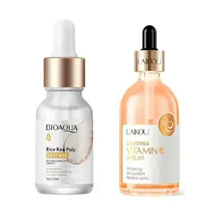 BIOAQUA - Serum de Arroz - + Serum Vitamina C - Laikou