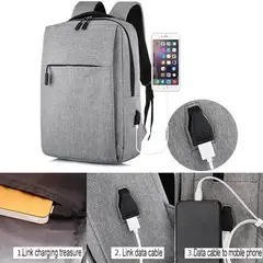 GENERICO - Mochila Impermeable Laptop con usb