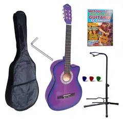 VOZZEX - Guitarra Acustica en la marca color morado