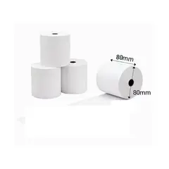 GENERICO - CONTOMETRO TERMICO 80mm x 80mt Negro