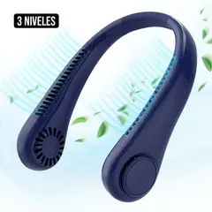 OEM - Ventilador de Cuello inalámbrico Portátil Azul
